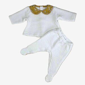 Jacadi – Padded Top & Pants Set (3 Months, Runs Small)